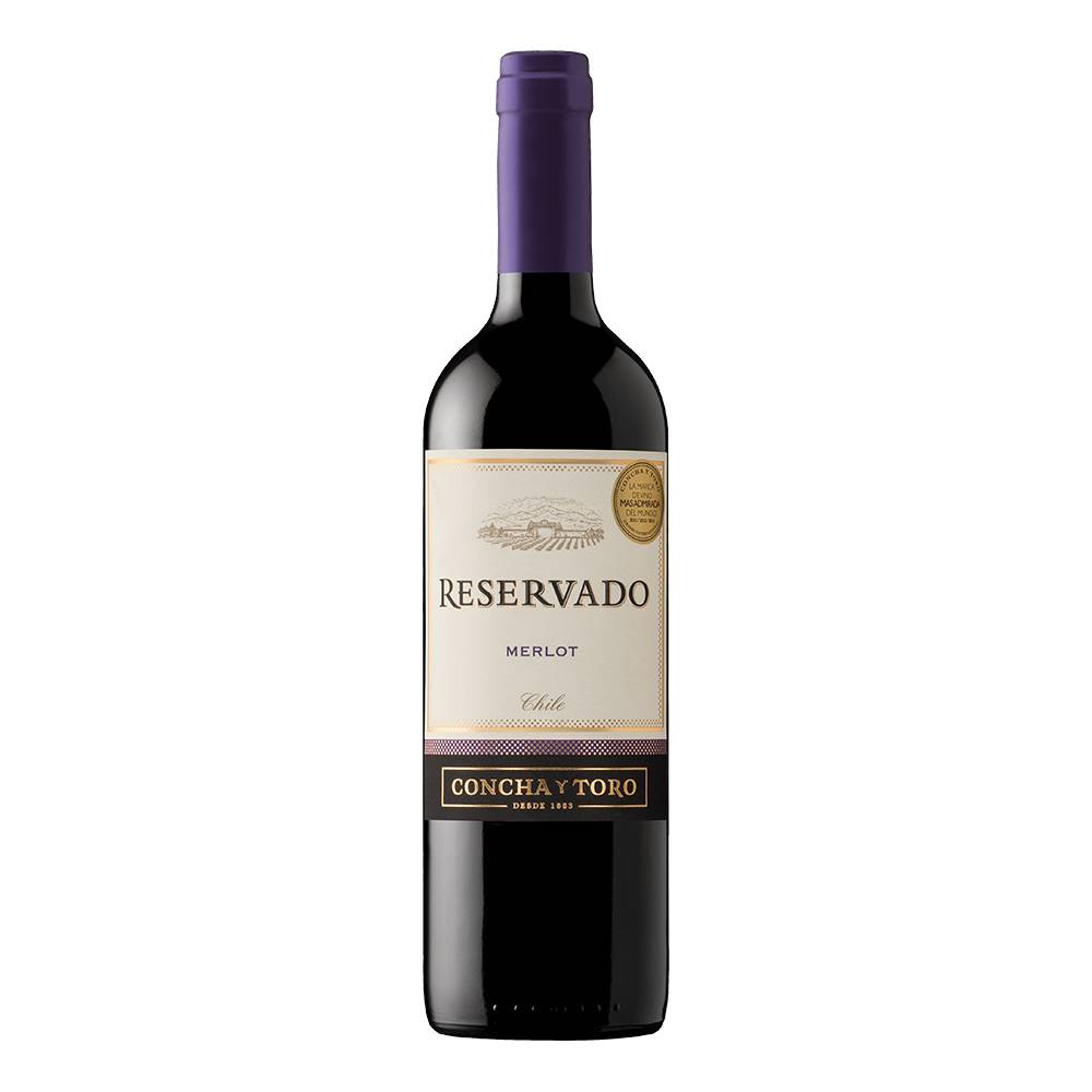 Reservado · Vino tinto merlot (750 ml)