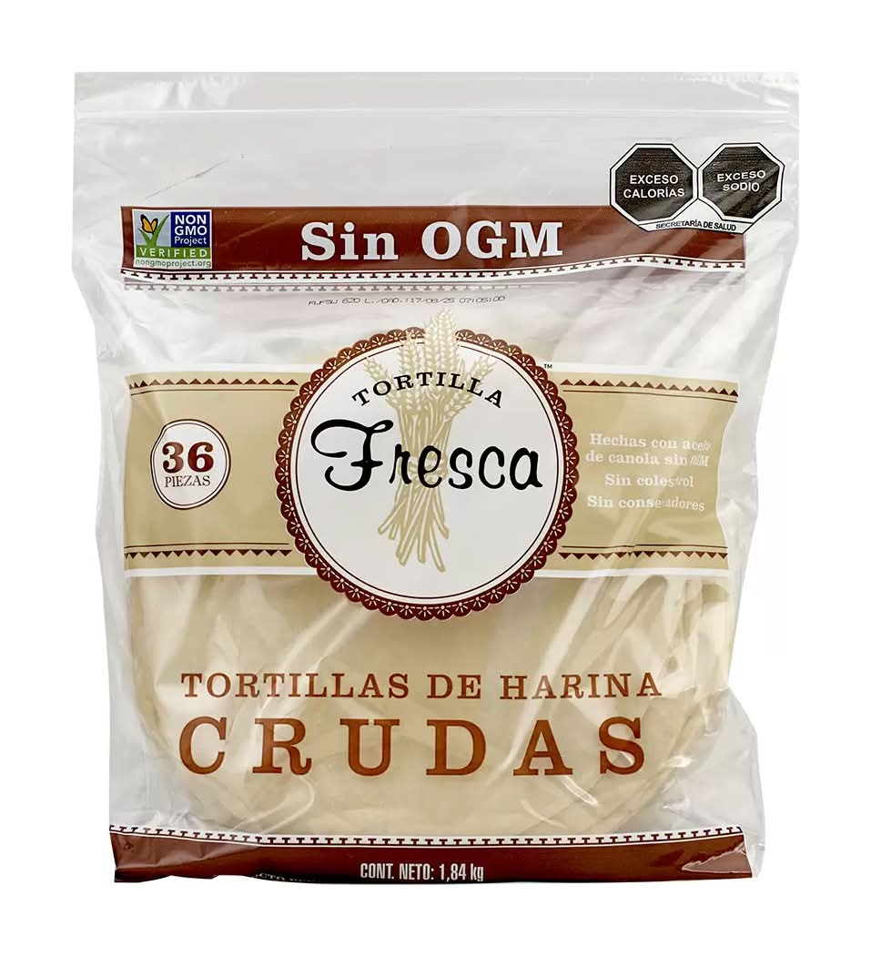 Franco Whole Foods · Tortillas de harina crudas (36 un)