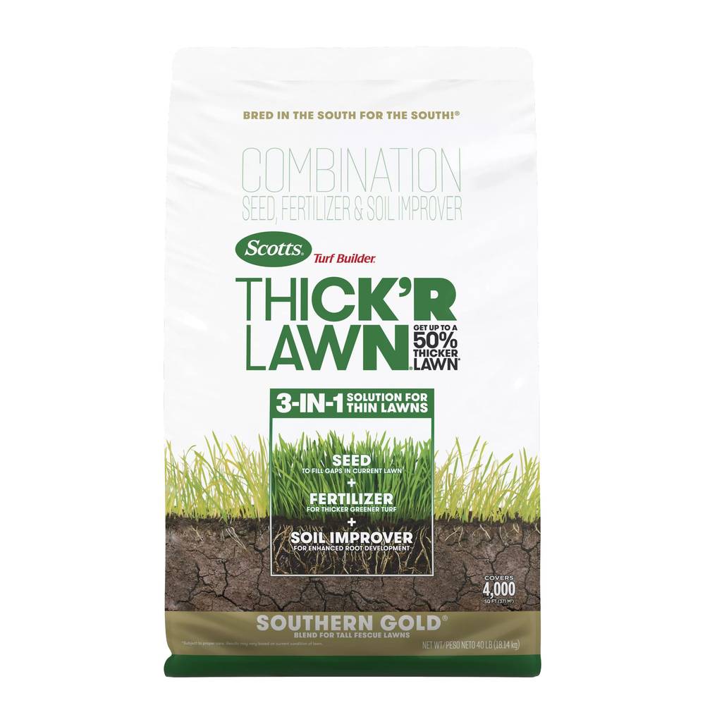 Scotts Thick'R Lawn Southern Gold 40-lb Tall Fescue Grass Seed | 30458