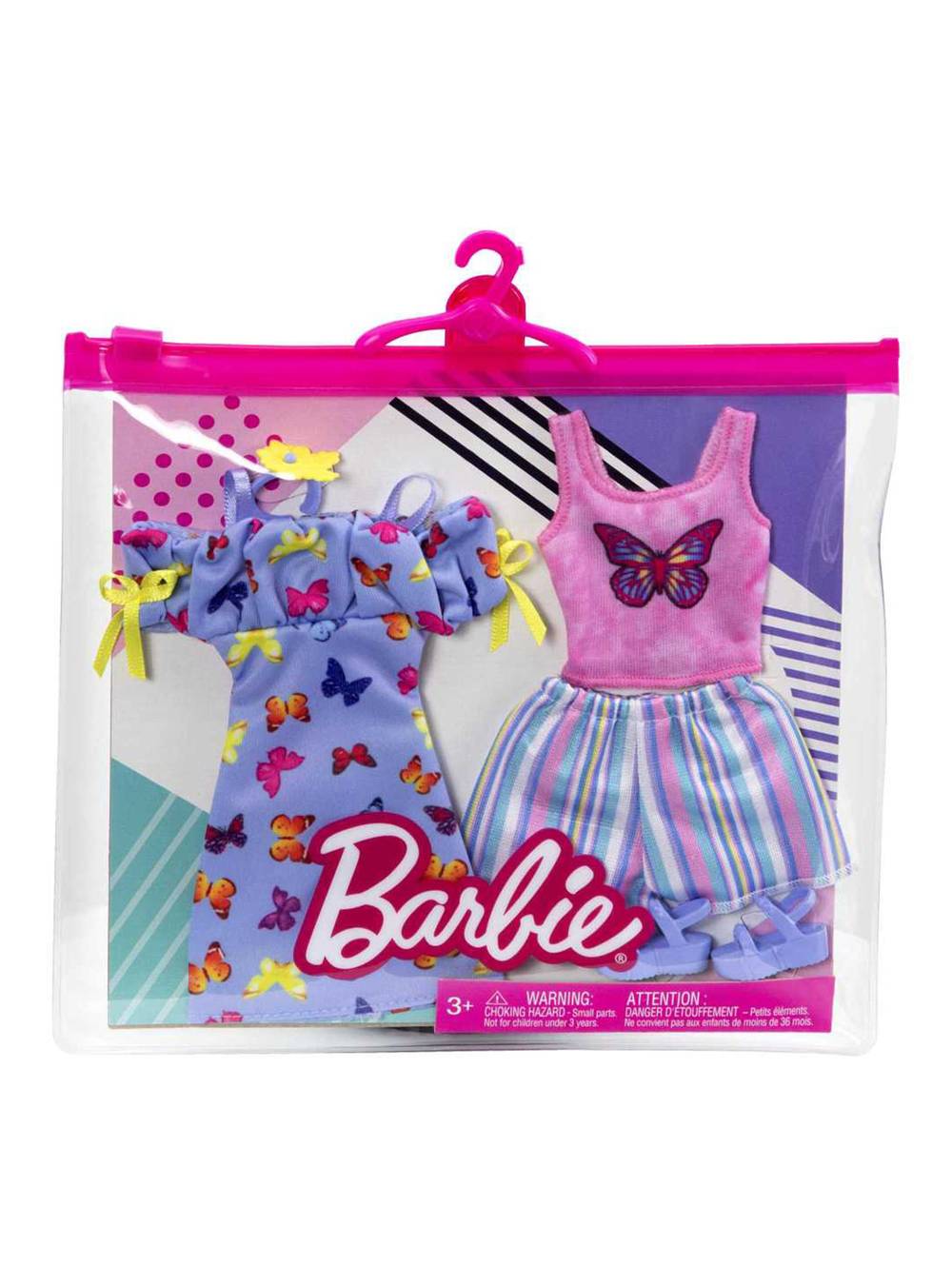 Barbie paquete de 2 atuendos para la muñeca barbie