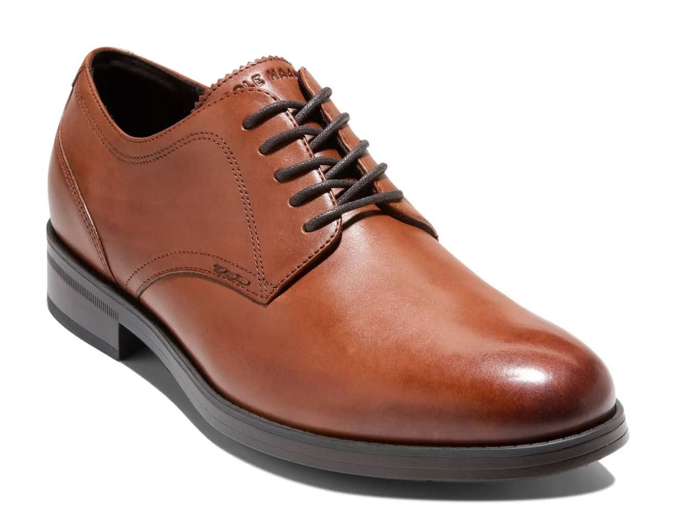 Cole Haan Newmark Grand Plain Toe Oxford (Tan Leather Medium - 9.5)