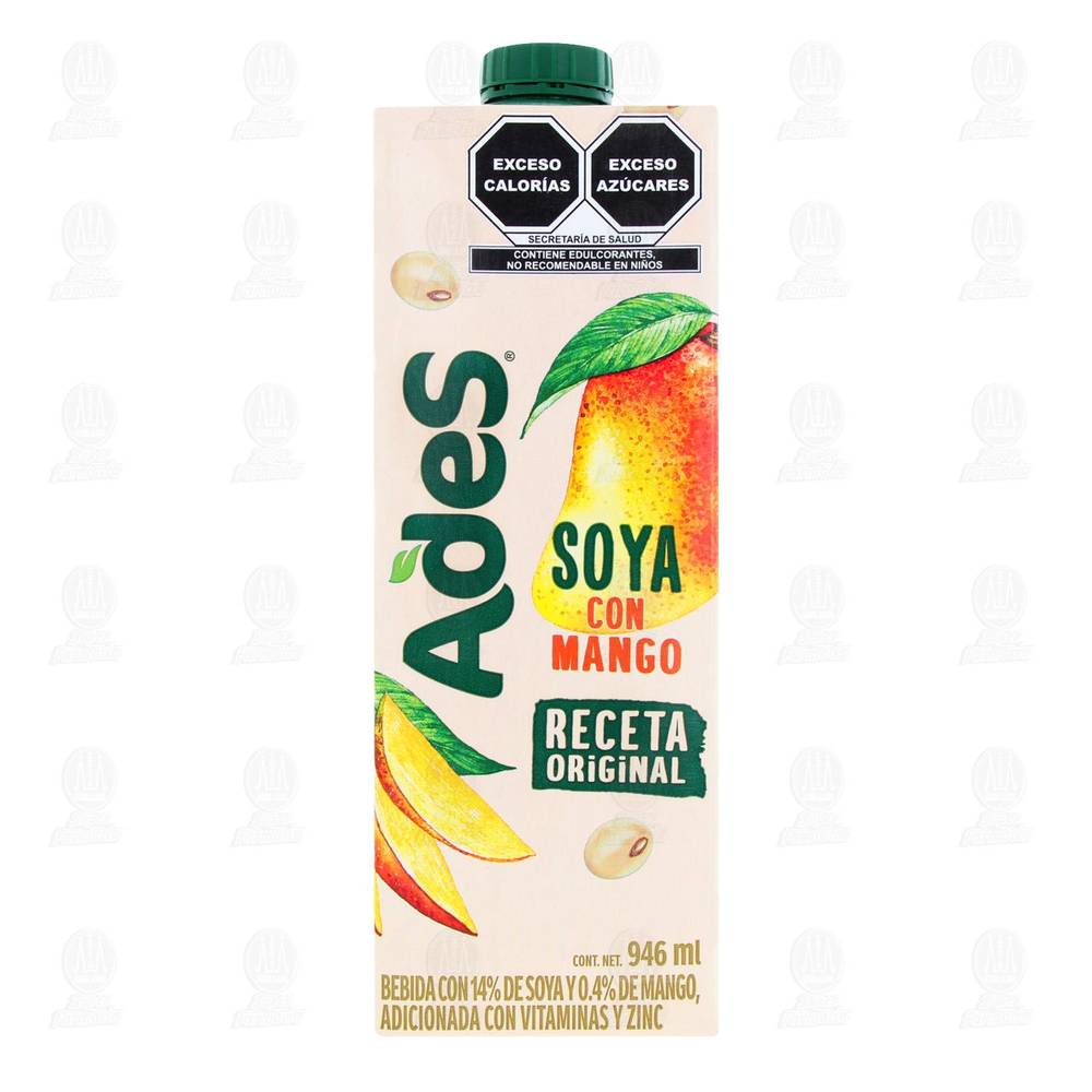 Ades · Bebida soya con jugo de mango (946 ml)