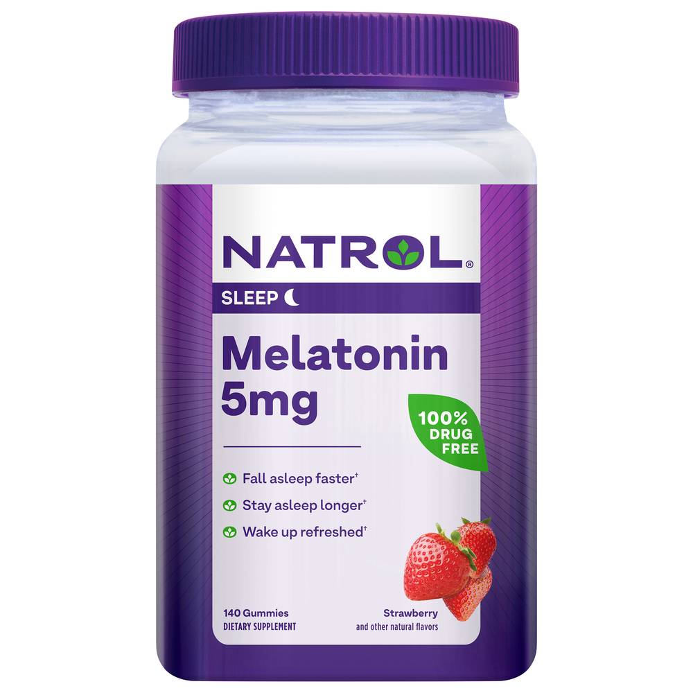 Natrol Sleep Strawberry 5 mg Melatonin (140 ct)