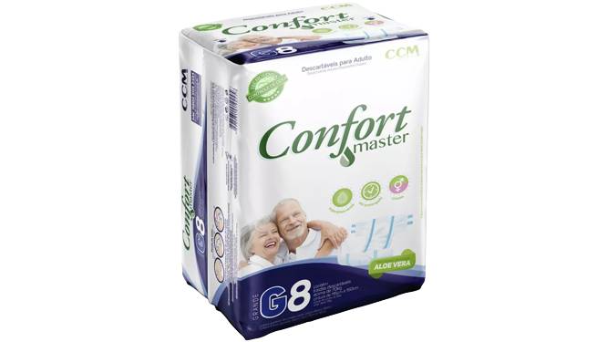 Confort Master · Fralda descartável para adulto - G (8 un)