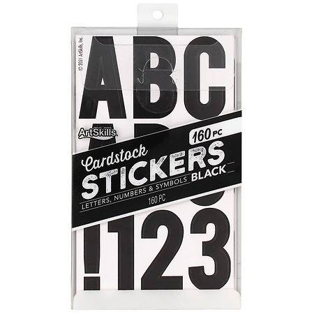 Artskills Card Stock Stickers (160 ct) (2 inches/black)