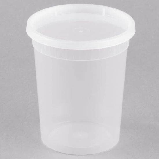 Acko - Plastic Deli Hot Round Container - 240/32 oz (1 Unit per Case)