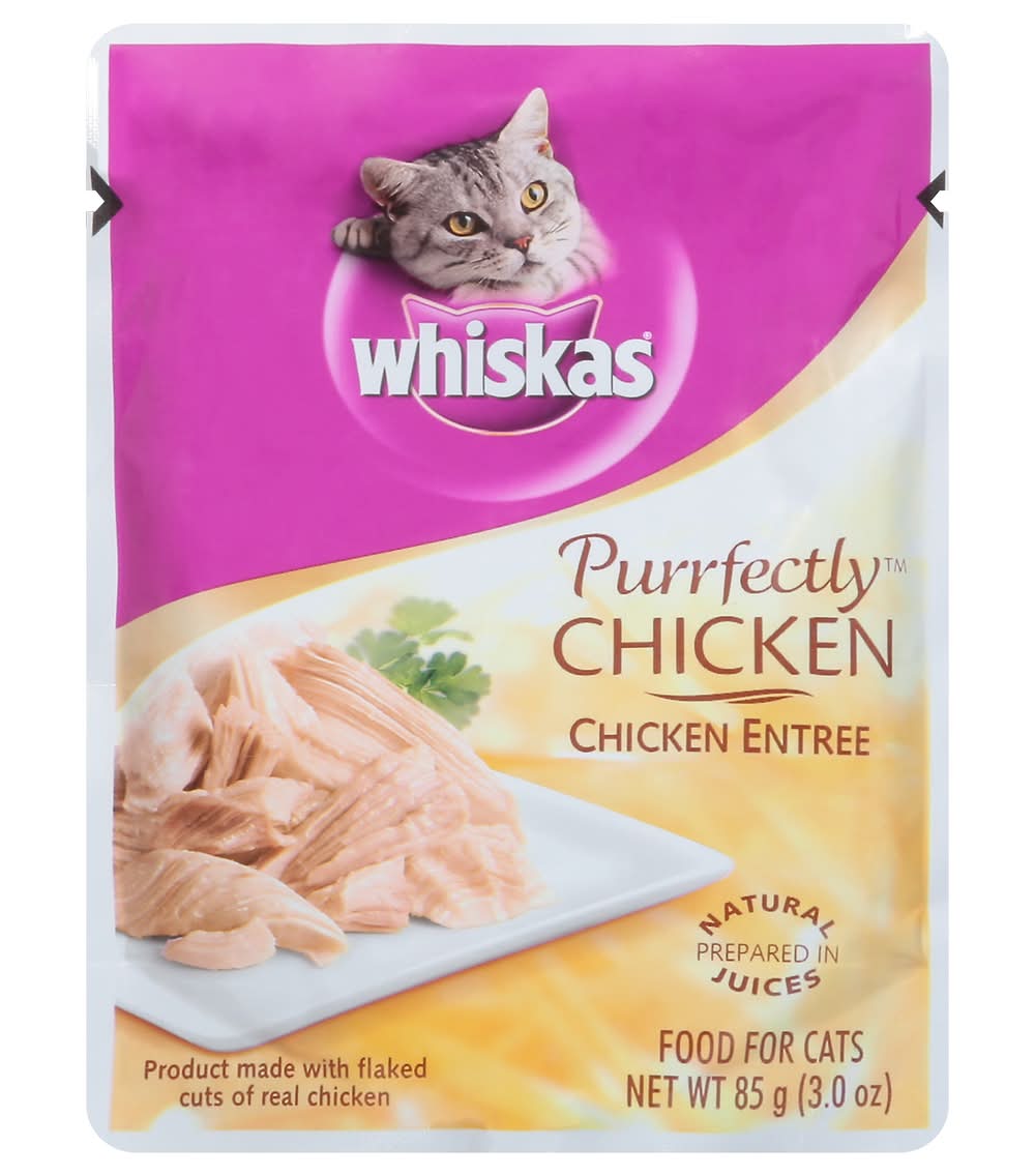 Whiskas Purrfectly Chicken Entree Wet Cat Food (3 oz)