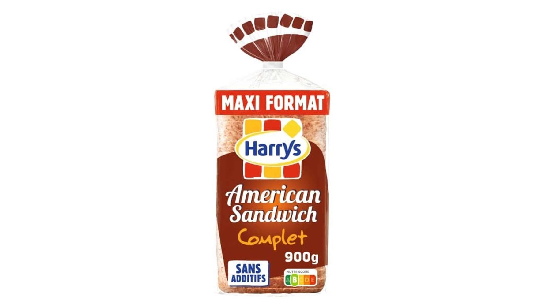 Harrys - Pain de mie american sandwich complet maxi tranches (21 pièces)
