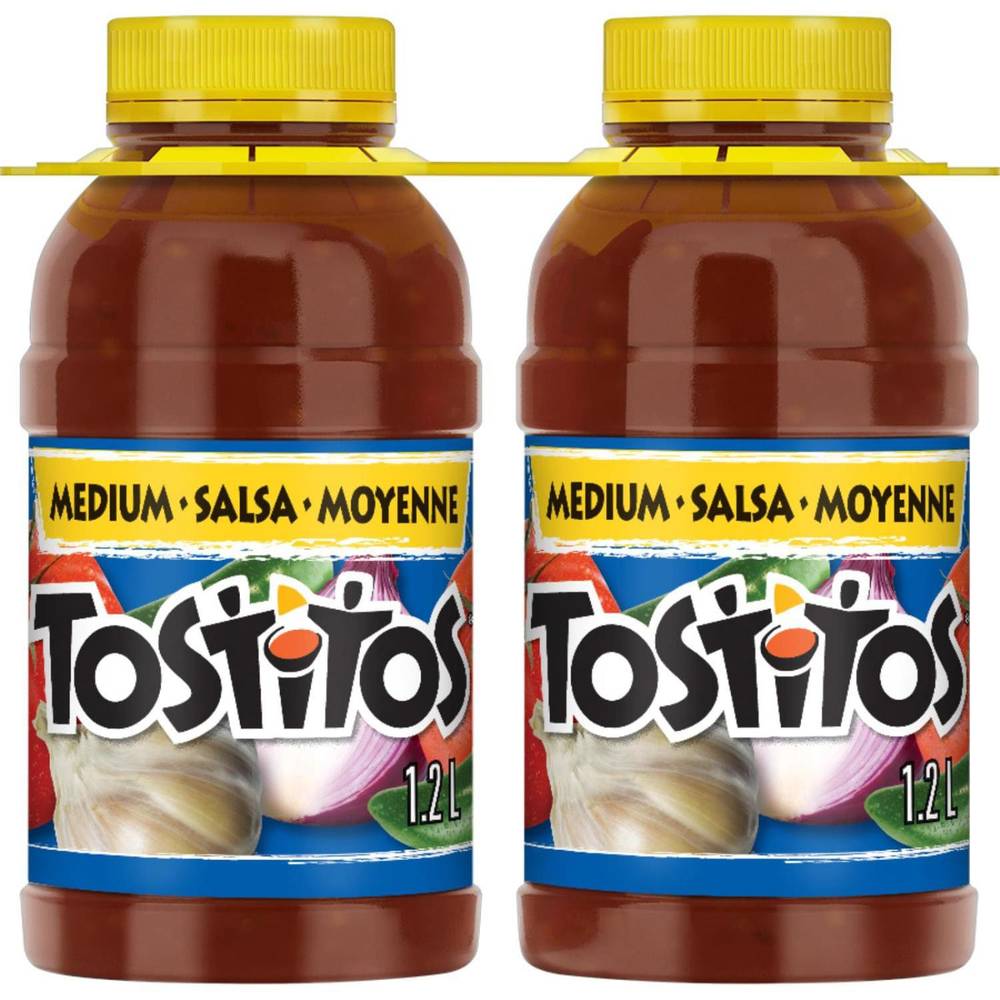 Tostitos Medium Salsa, Twin Pack, 2 X 1.21 L