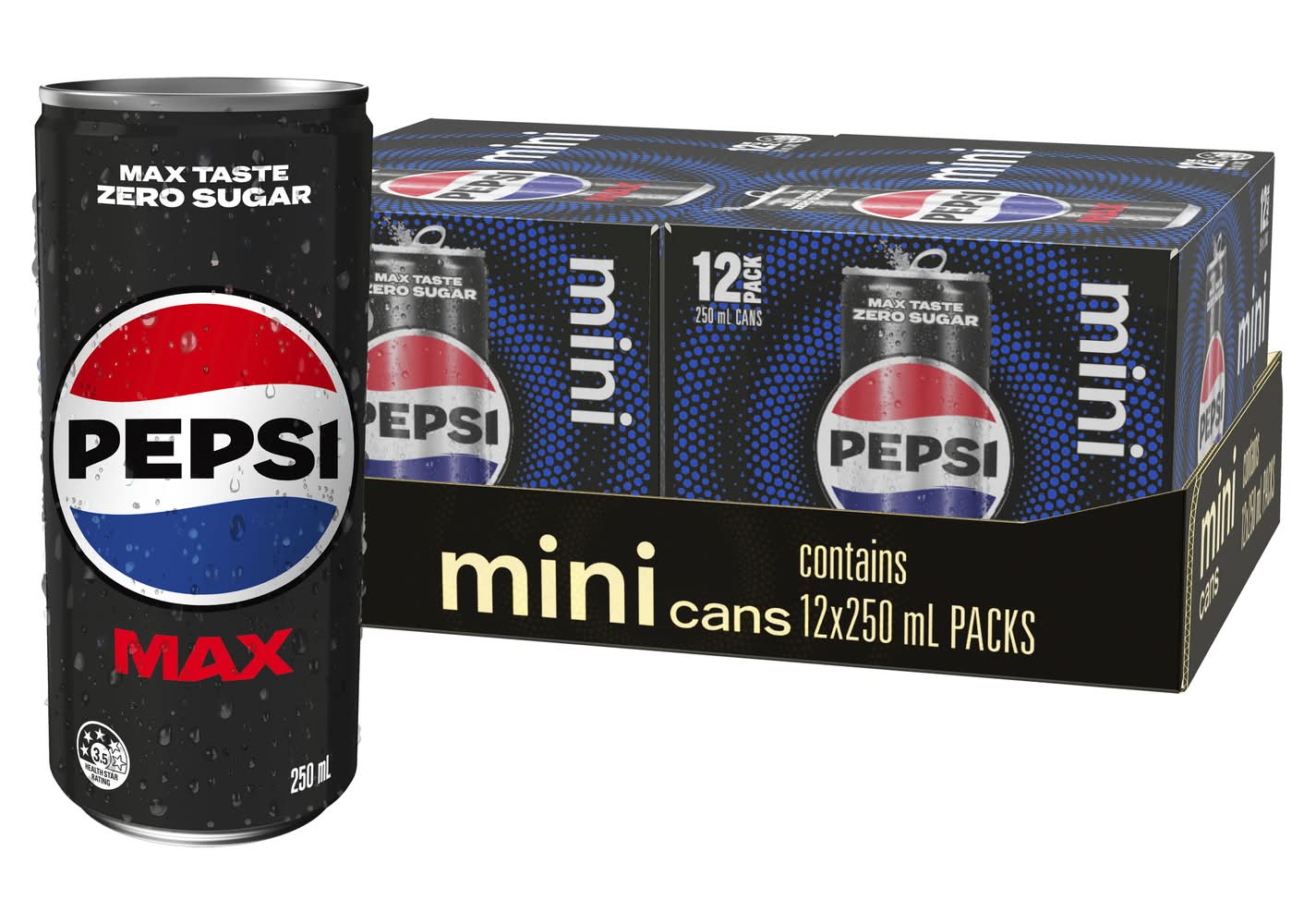 Select Cola Pepsi Max Mini Zero Sugar Cola Soft Drink Delivery Near Me | Order ...