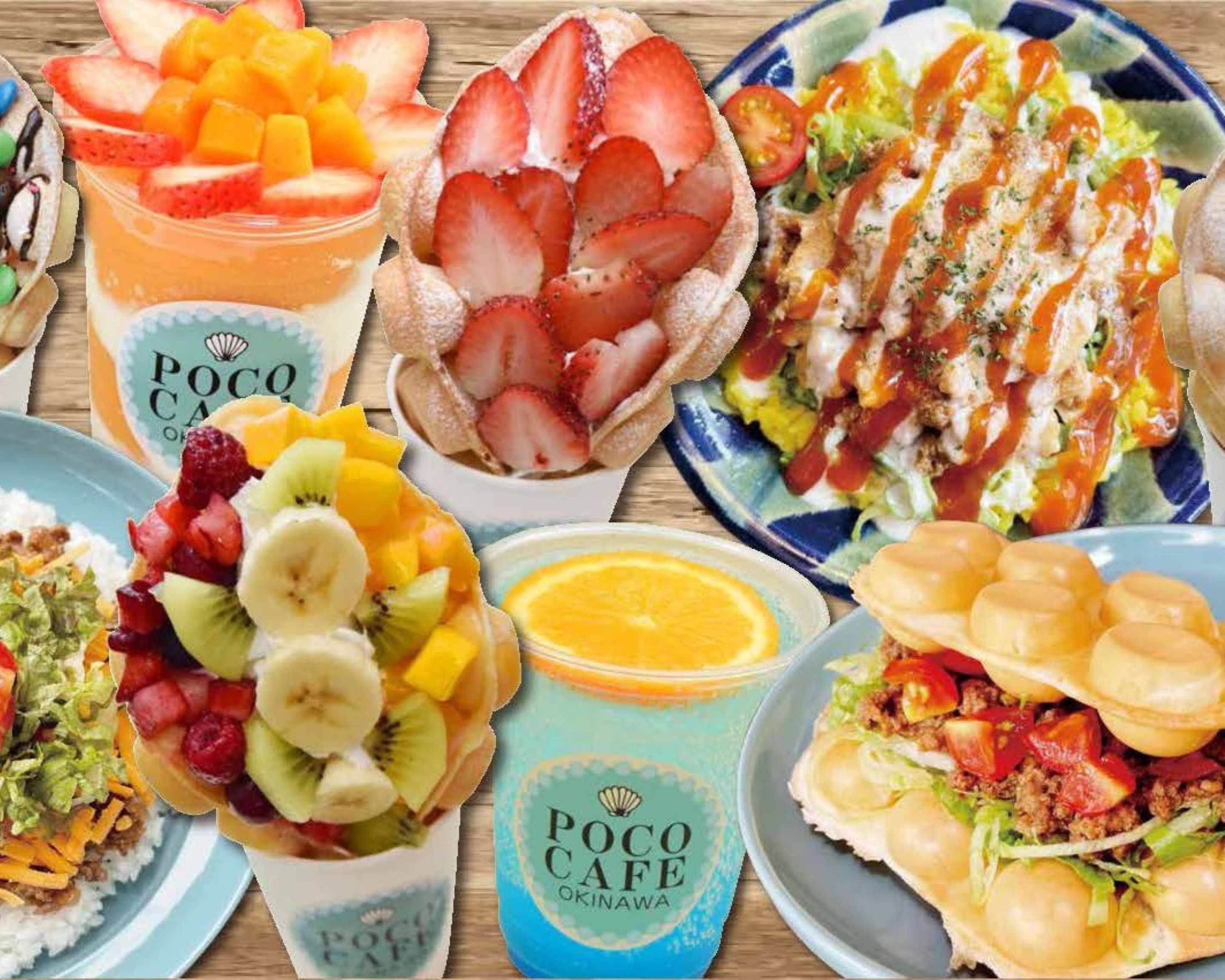 香港発祥エッグワッフルとタコライス POCO CAFÉ OKINAWA 牧志公設市場