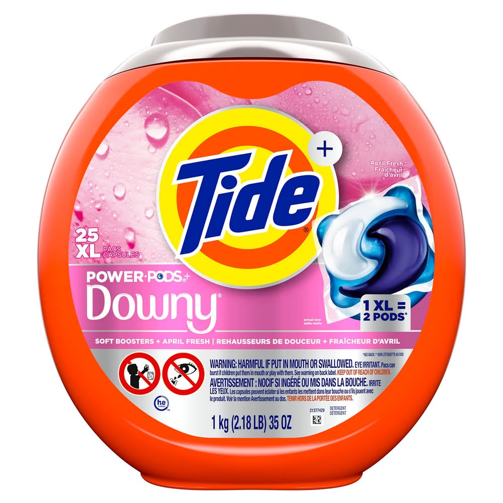 Tide Laundry Detergent Pods with Downy Soft Boosters