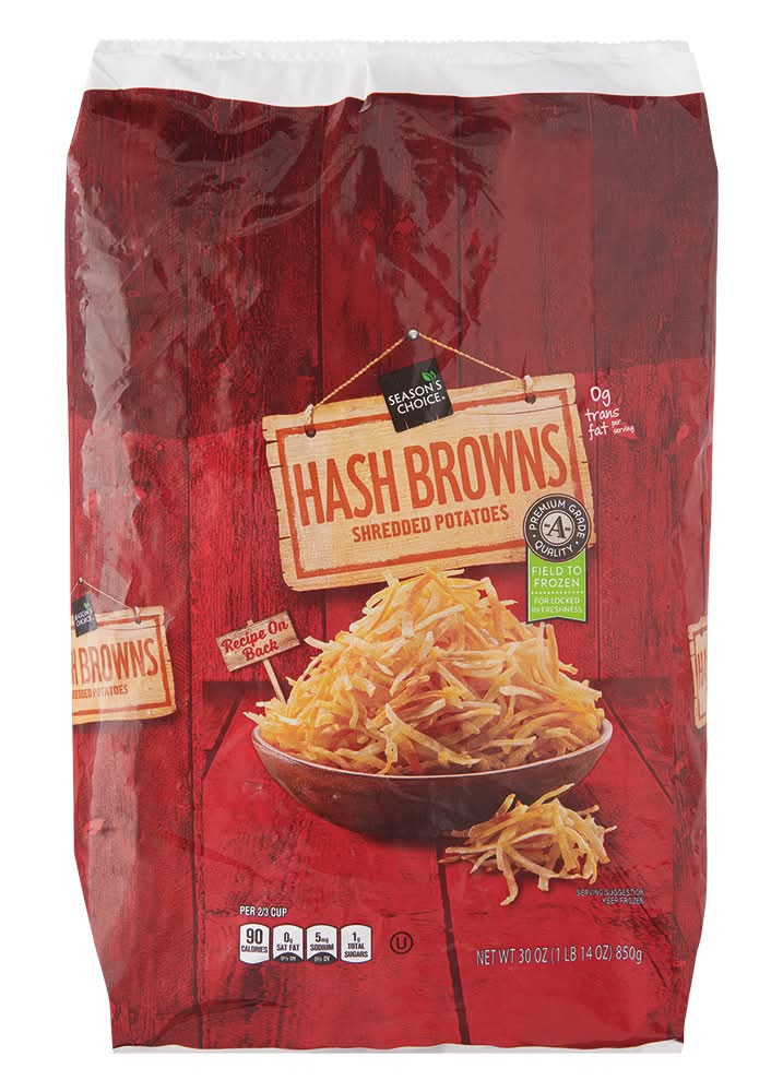 Season's Choice Hash Browns Shredded Potatoes (30 oz)