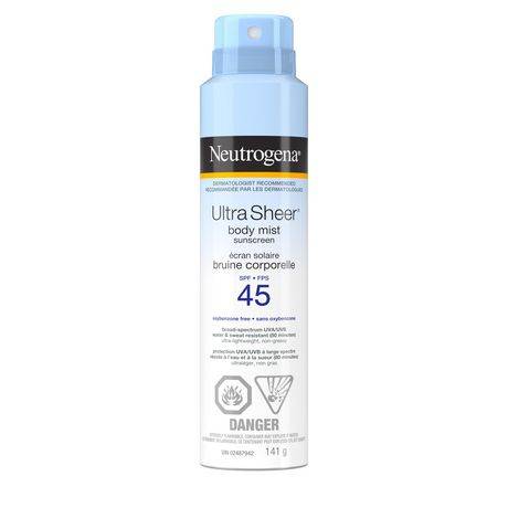 Neutrogena Ultra Sheer Body Mist Sunscreen Spray (100 g)