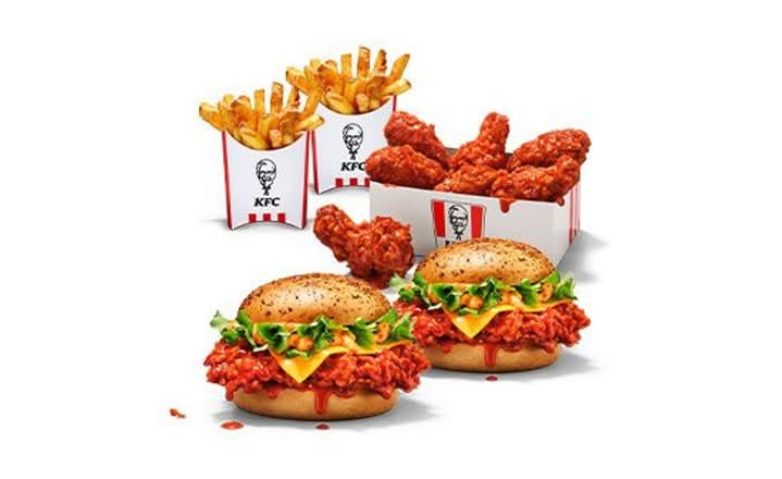 Zinger Dunked Bundle: Hot Wings Dunked