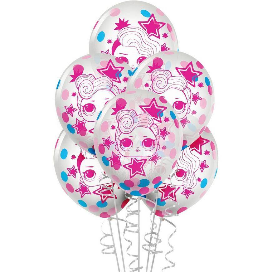 Party City Surprise Together Confetti Latex Balloons (12 in)