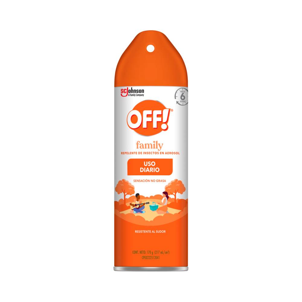 Off! repelente de insectos family (aerosol 170 g)