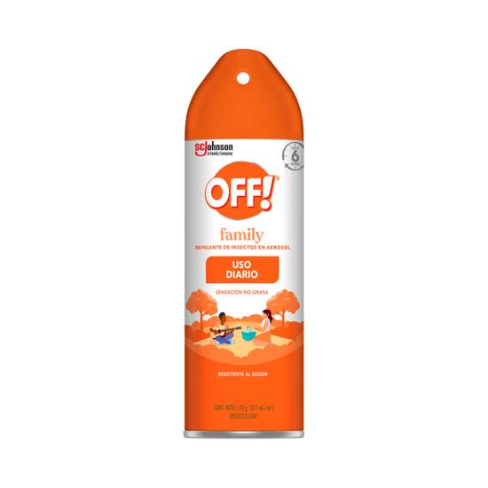 Off! repelente de insectos family (aerosol 170 g)