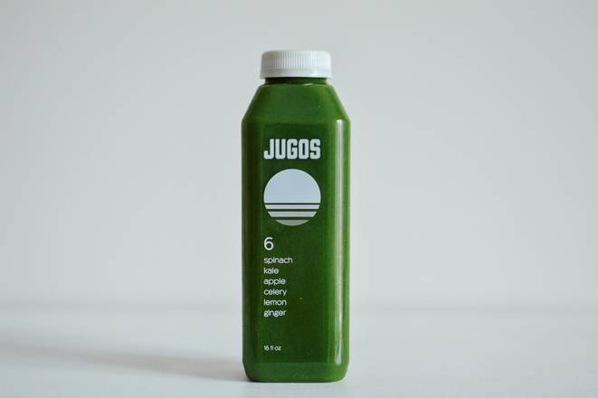 6 — Spinach, Kale, Apple, Celery, Lemon, Ginger