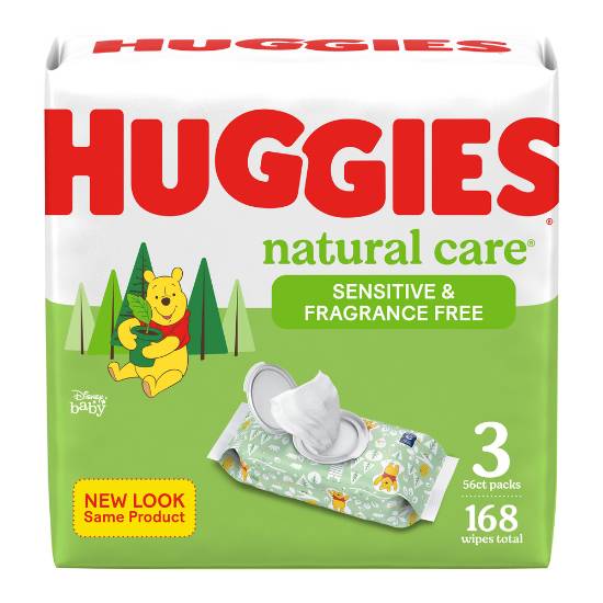 Huggies Wipes Natural Care (3pk)