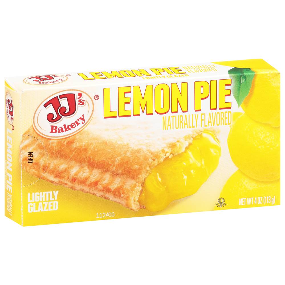 Jj's Bakery Lightly Glazed Lemon Pie