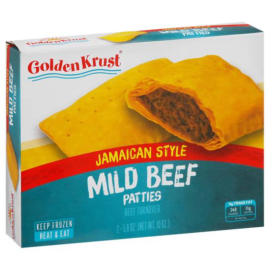 Golden Krust Jamaican Beef Patty (2 turnovers)