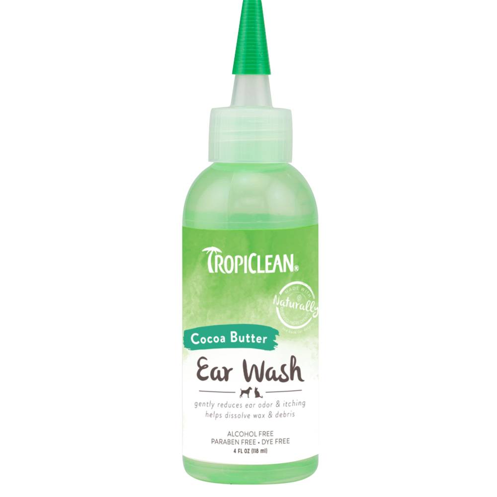 Tropiclean Cocoa Butter Ear Wash (4 fl oz (118 ml))