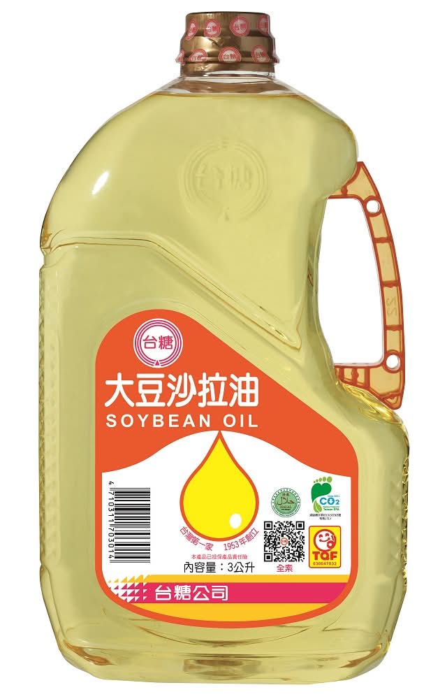 【限量】台糖大豆沙拉油 3L <3L公升 x 1 x 1Bottle瓶>