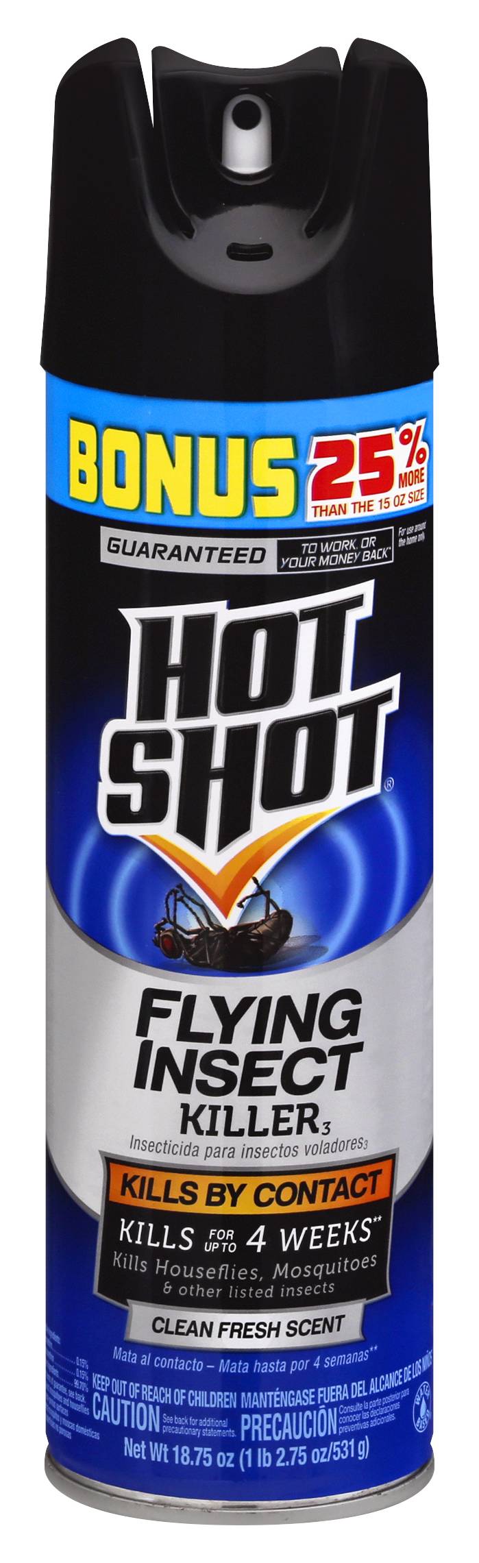 Hot Shot Clean Fresh Scent Flying Insect Killer (18.75 oz)