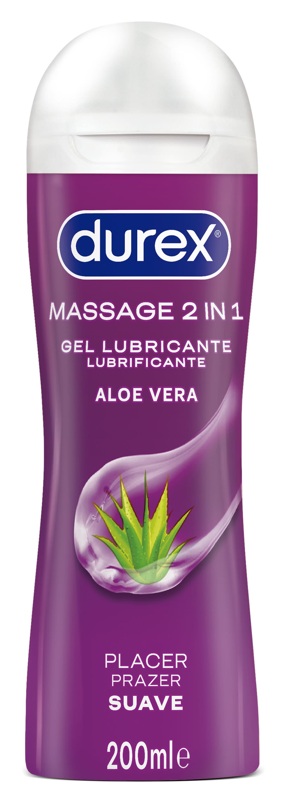 Gel para masajes y lubricante íntimo con aloe vera · Durex (200 ml)