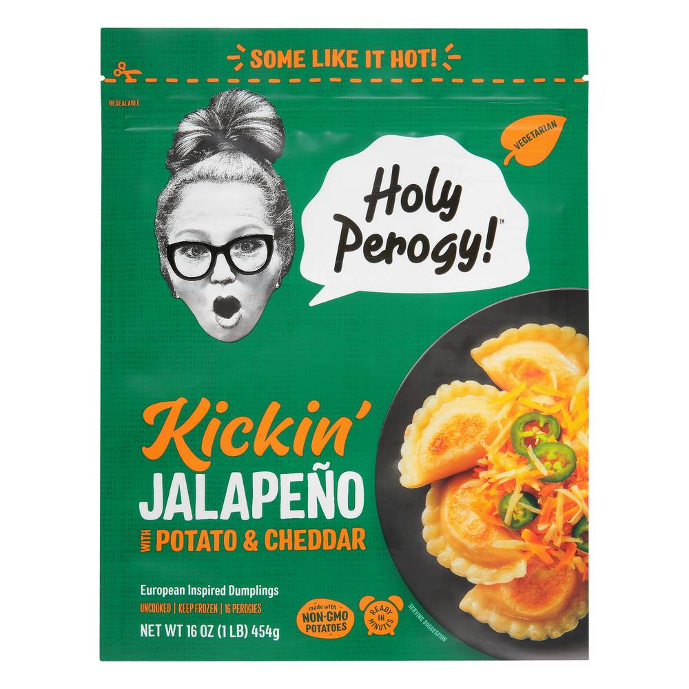 Holy Perogy! Kickin' Jalapeno With Potato & Cheddar Perogies (1 lbs)