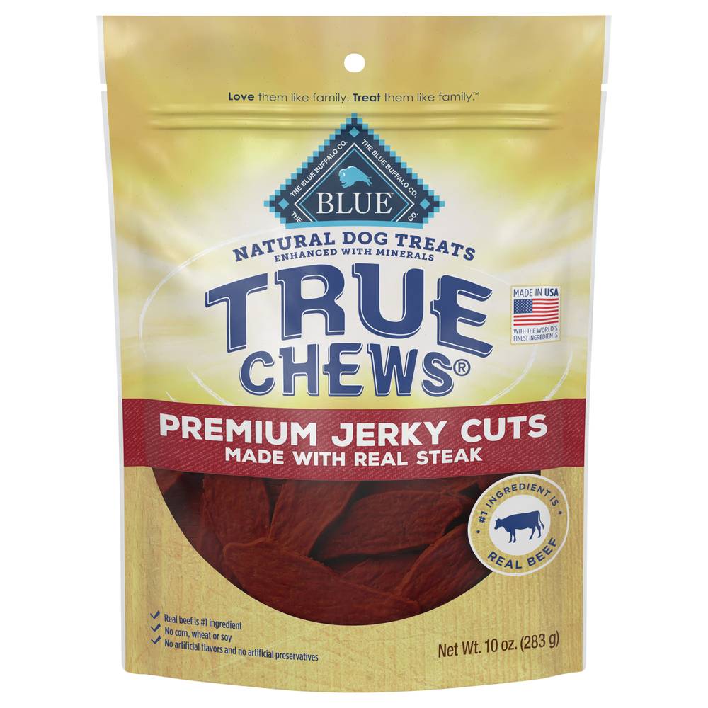 Blue Buffalo True Chews Premium Jerky Cuts Natural Dog Treats (10 oz)