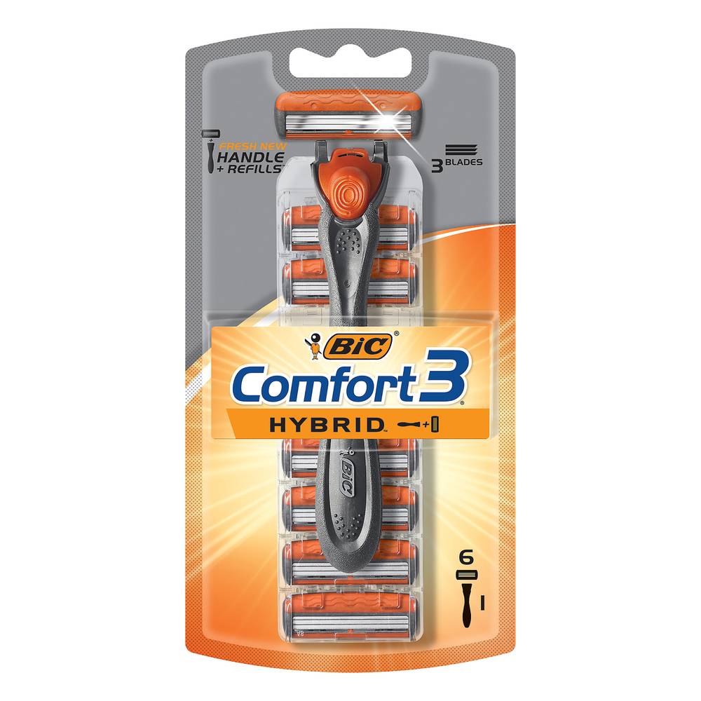 BiC Hybrid Comfort 3 Razor (2.1 oz)