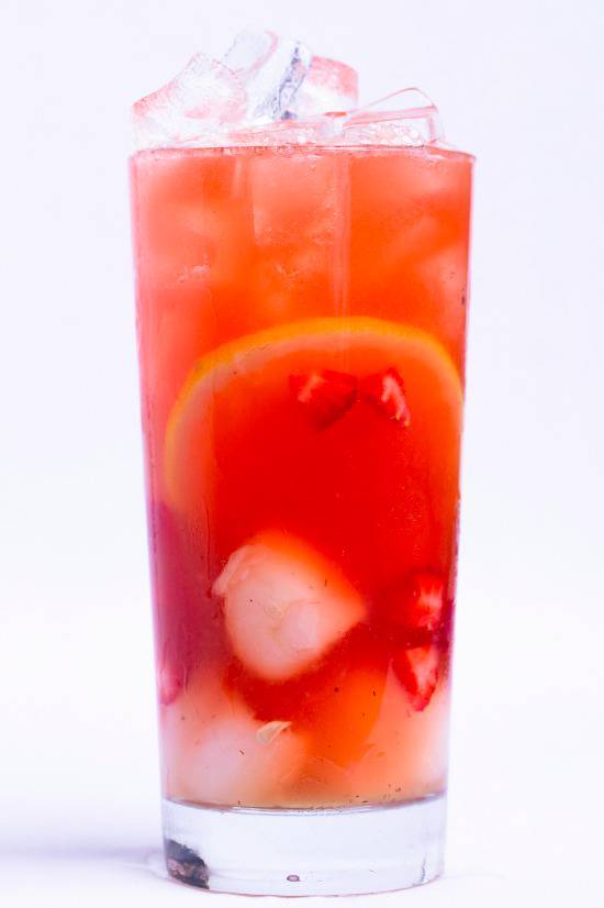 Strawberry Lychee Iced Tea