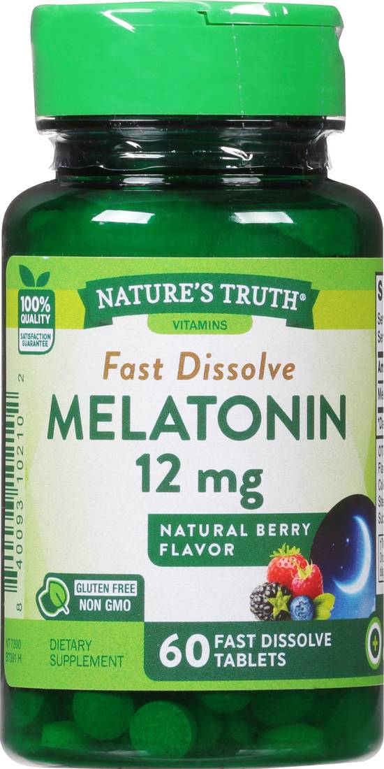 Nature's Truth Melatonin Fast Dissolve Tablets(60 Ct)