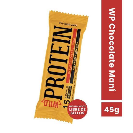 Wild protein barra de proteina chocolate maní (45 g)