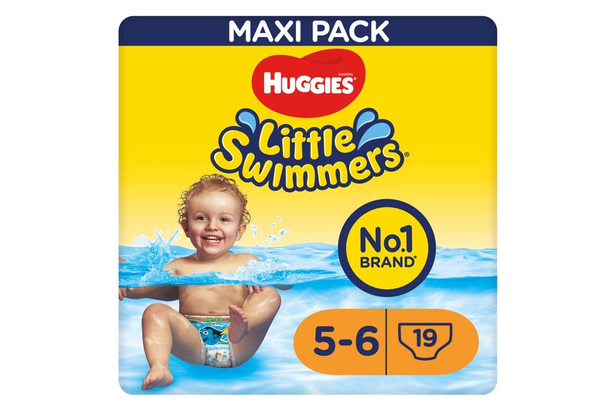 Huggies Little Swimmers Swim Pants Size 5-6 12kg-18kg, 26lb-40lb 19 Pants