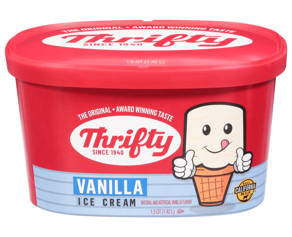 Thrifty The Original Ice Cream, Vanilla (48.02 fl oz)