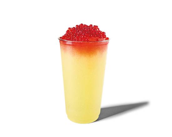 Large Lemonade Slushie w/ Strawberry Bursting Boba