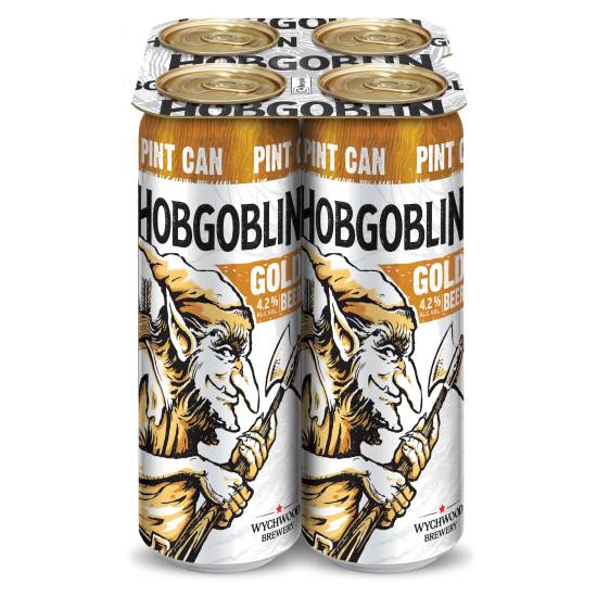 Hobgoblin Gold Beer 4 X 568ml