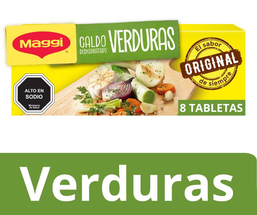 Maggi · Caldo de verduras (8 un)