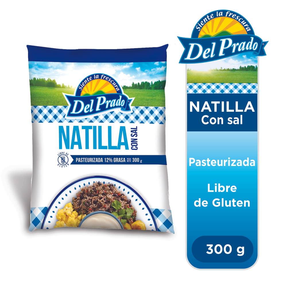 Del prado natilla con sal (300 g)