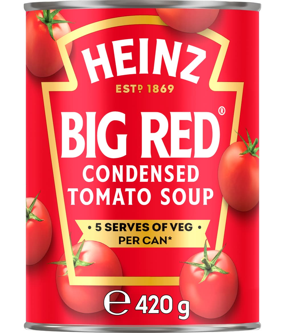 Heinz Big Red Condensed Tomato Soup (420g)