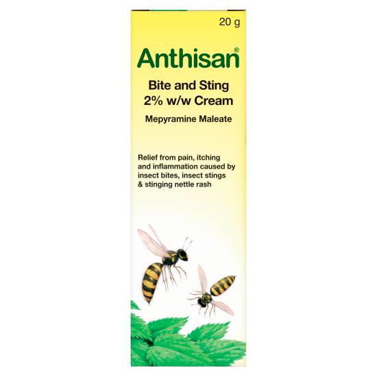 Anthisan Mepyramine Maleate Bite and Sting Cream (20g)