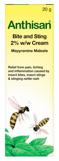 Anthisan Mepyramine Maleate Bite and Sting Cream (20g)