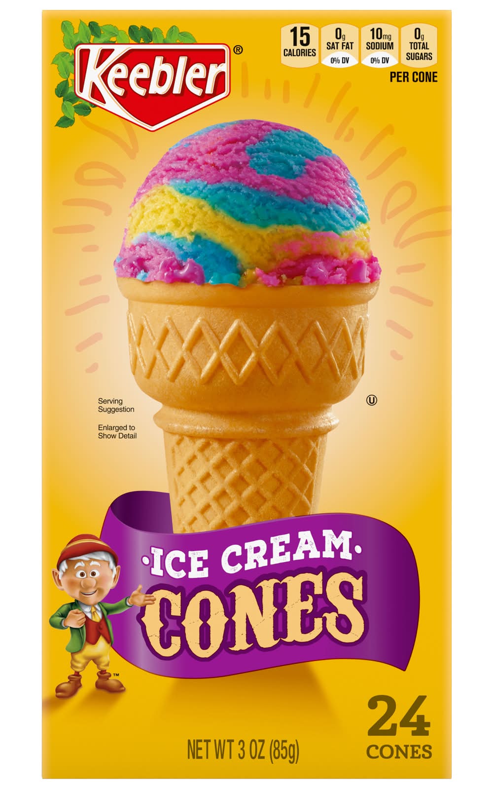 Keebler Ice Cream Cones (3 oz, 24 ct)