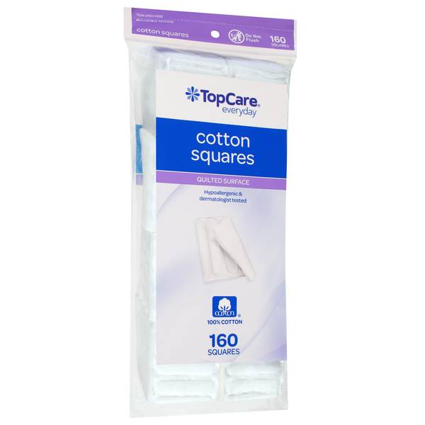 Topcare Premium Cotton Squares (160 ct)