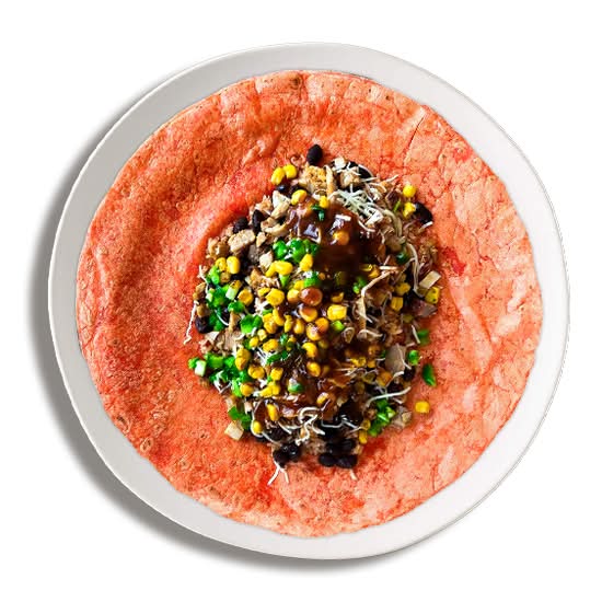 Spicy BBQ Chicken Burrito