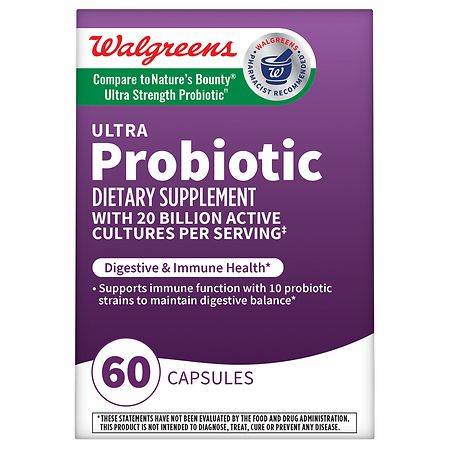 Walgreens Ultra Strength Daily Probiotic Capsules