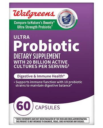 Walgreens Ultra Strength Daily Probiotic Capsules